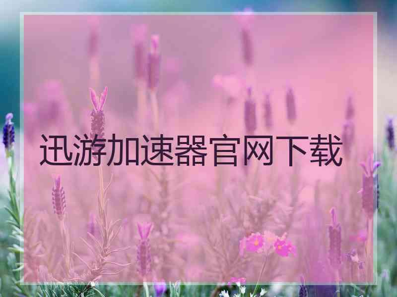 迅游加速器官网下载