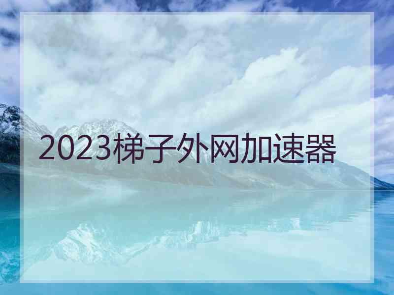 2023梯子外网加速器