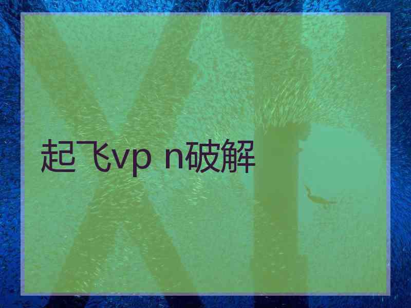 起飞vp n破解