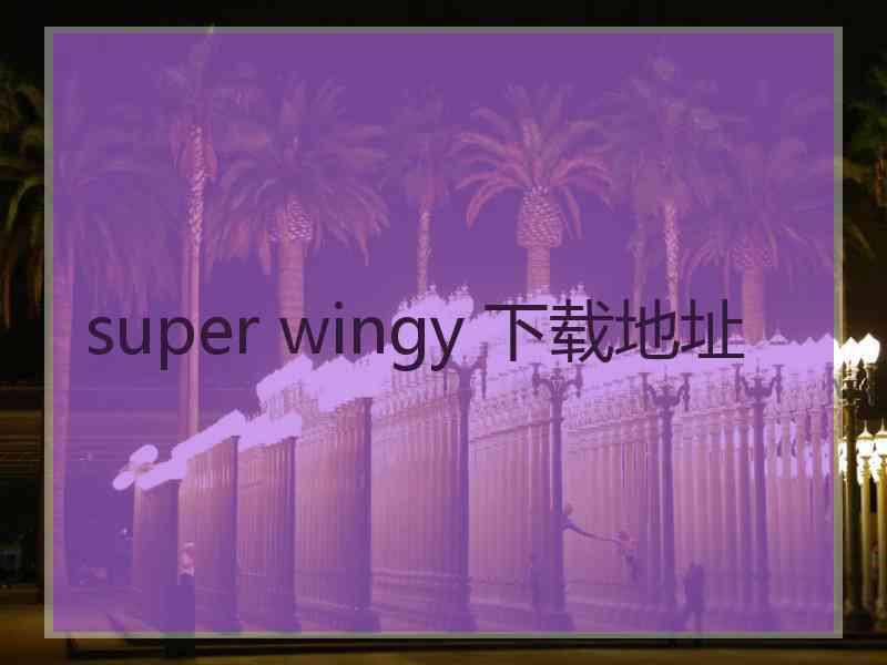 super wingy 下载地址