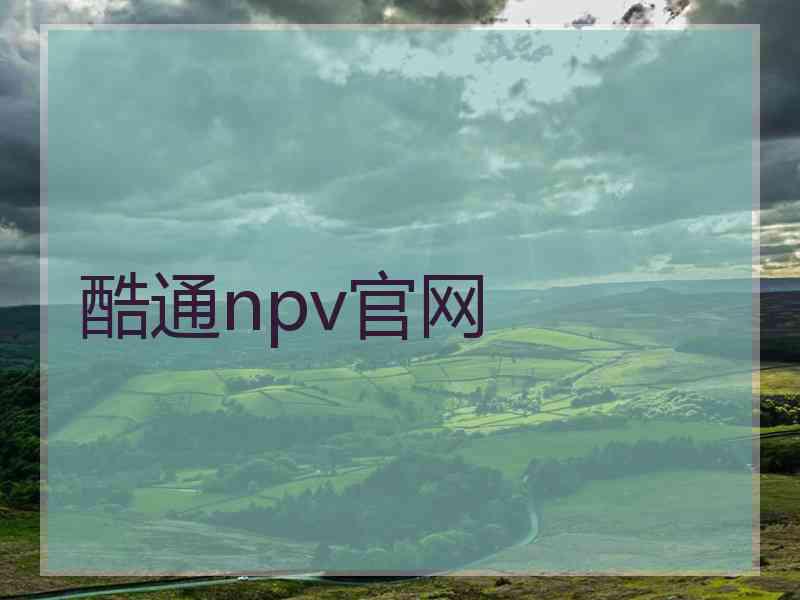 酷通npv官网