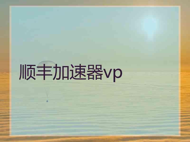 顺丰加速器vp