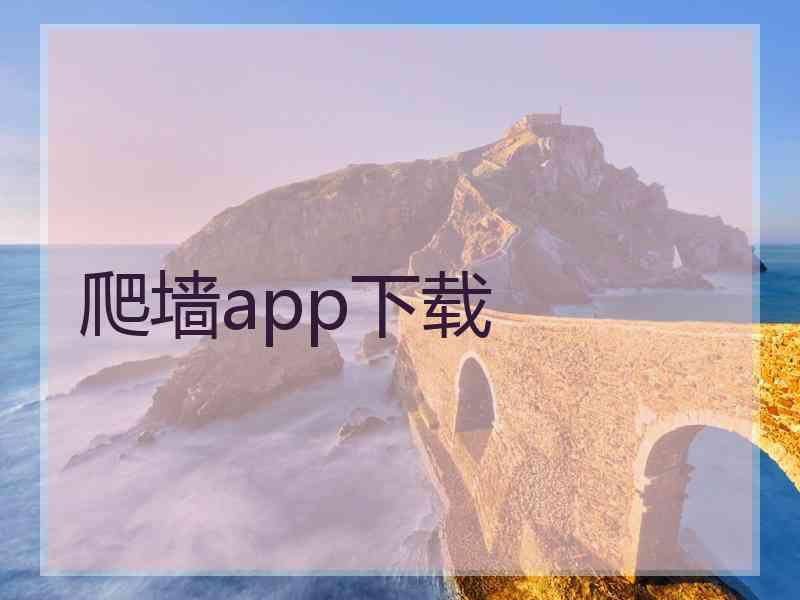 爬墙app下载