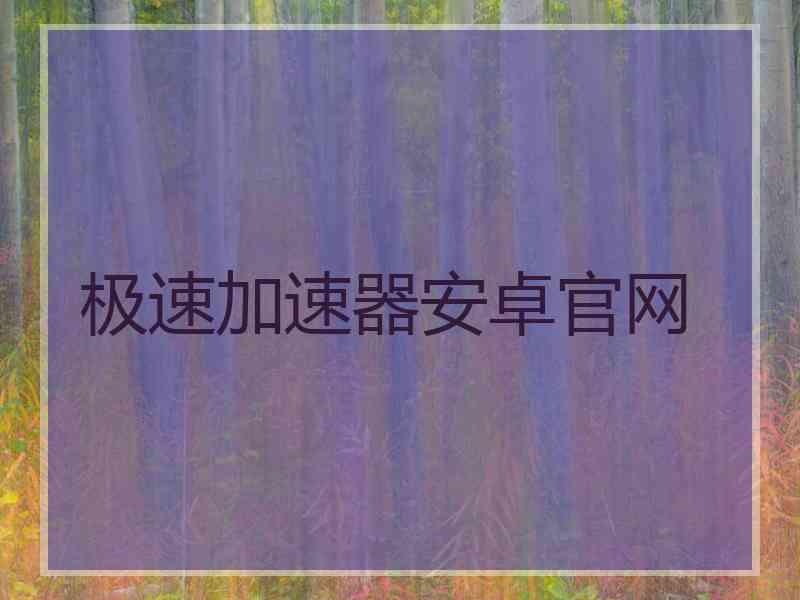 极速加速器安卓官网