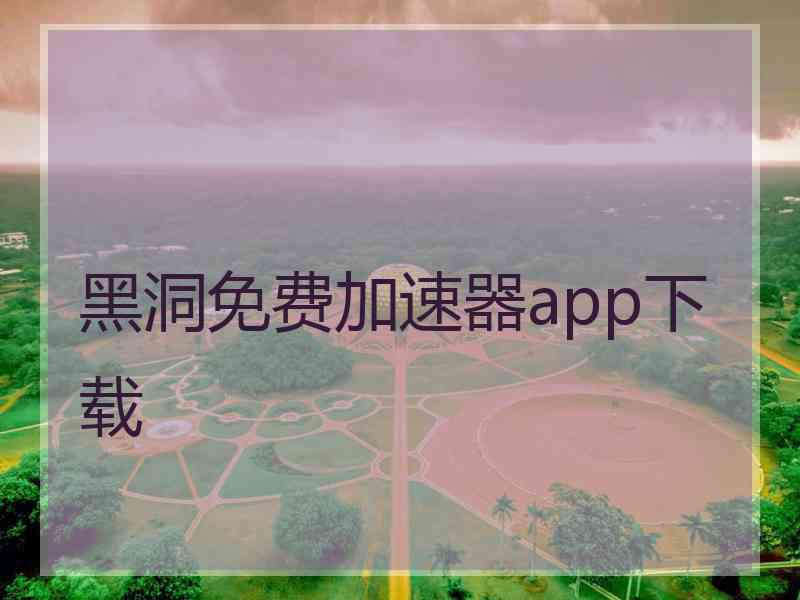 黑洞免费加速器app下载