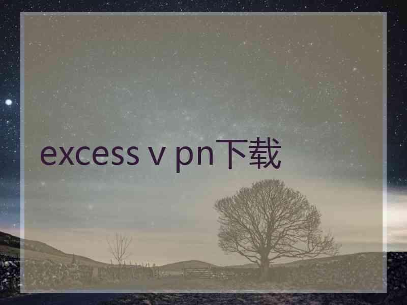 excessⅴpn下载