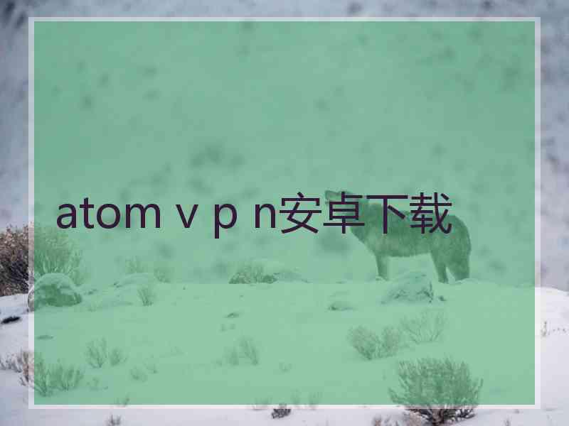 atom v p n安卓下载