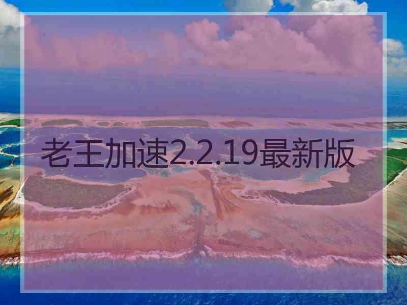 老王加速2.2.19最新版