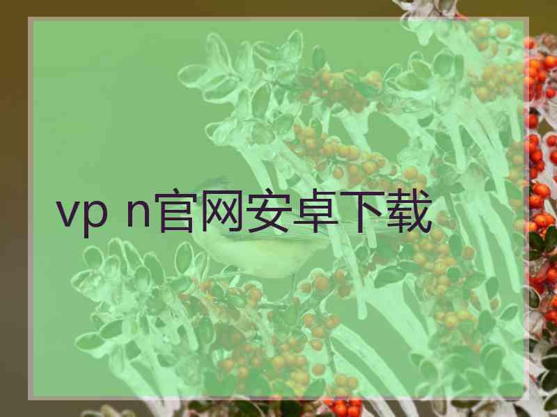 vp n官网安卓下载