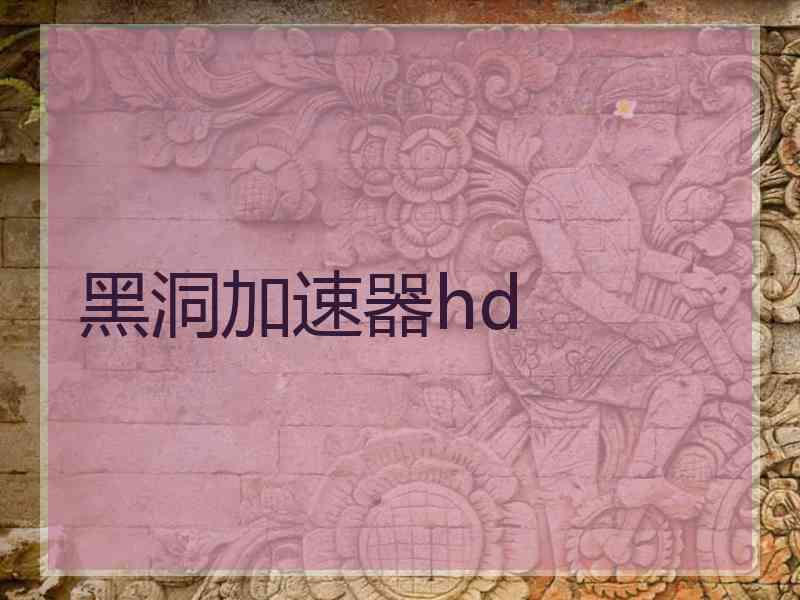 黑洞加速器hd