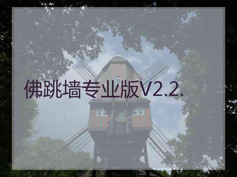 佛跳墙专业版V2.2.