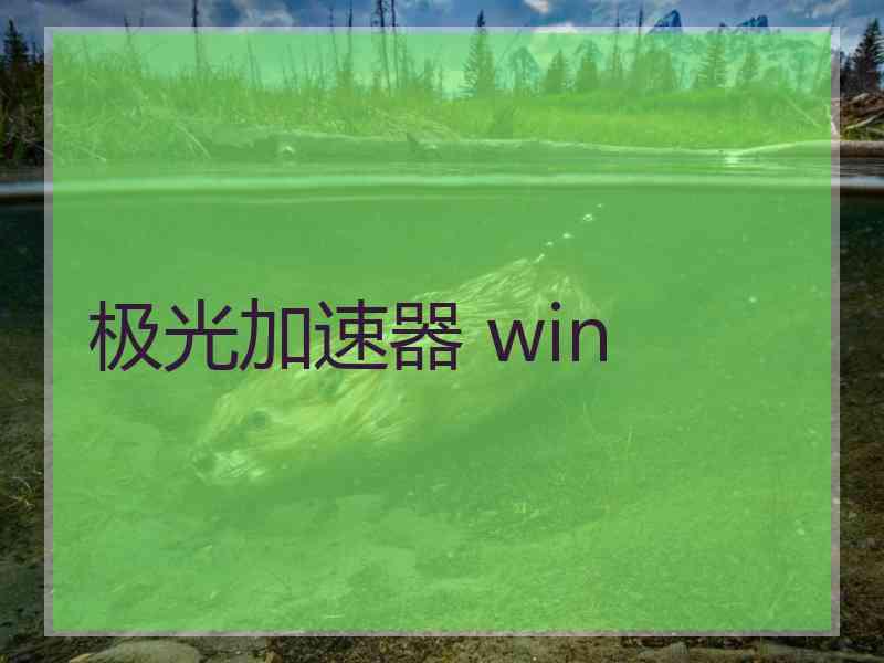 极光加速器 win