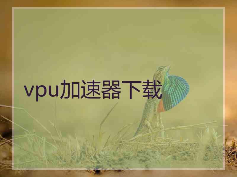 vpu加速器下载