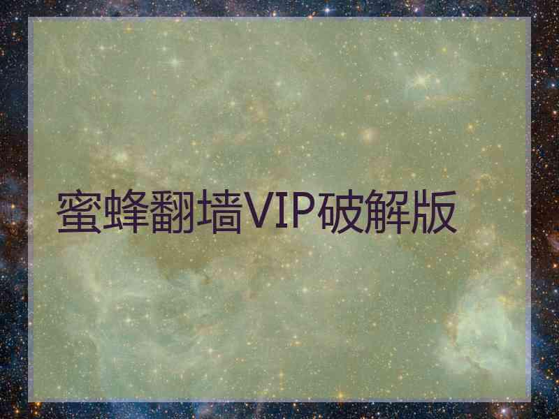 蜜蜂翻墙VIP破解版