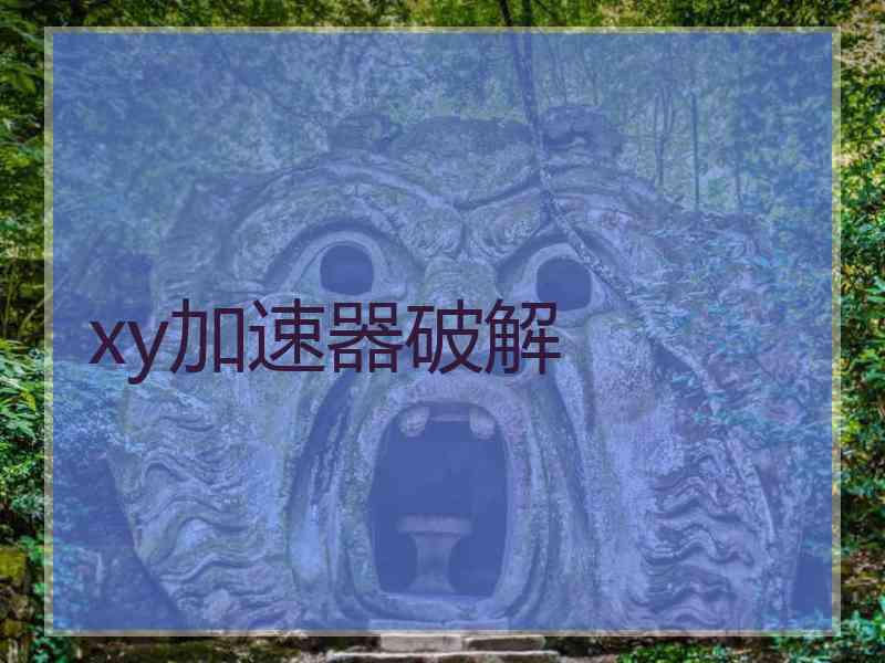 xy加速器破解