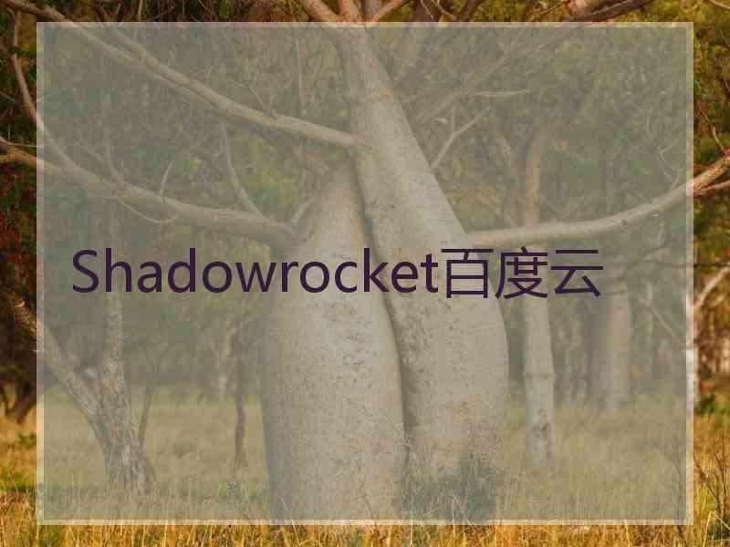 Shadowrocket百度云