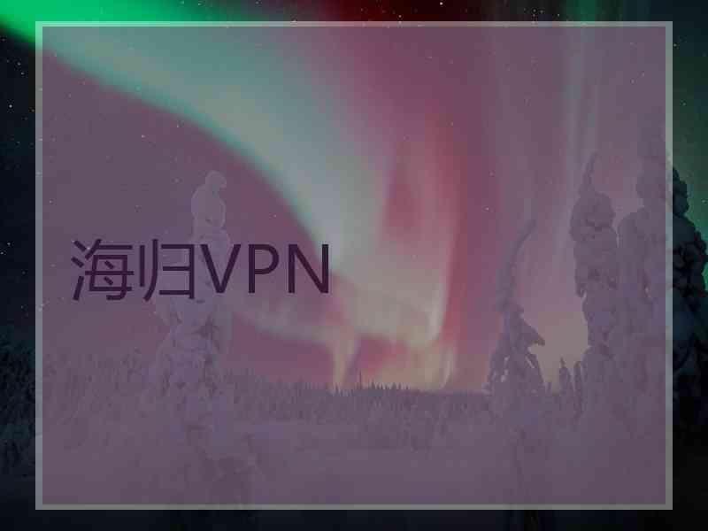 海归VPN