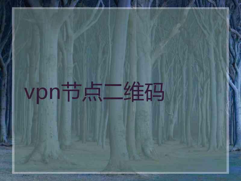 vpn节点二维码