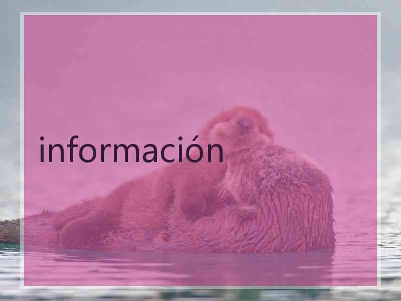 información