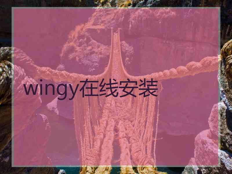 wingy在线安装