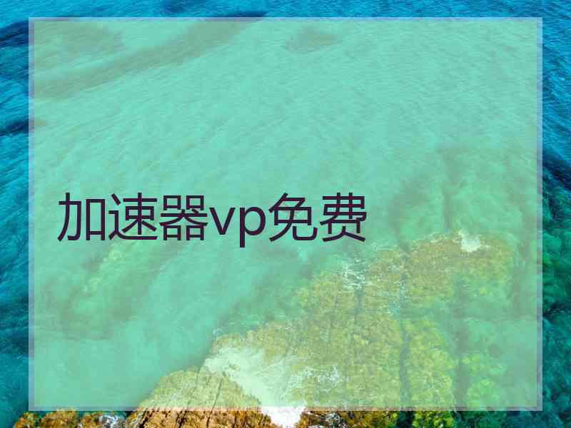 加速器vp免费