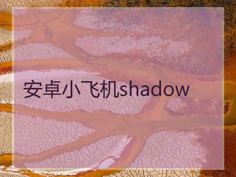 安卓小飞机shadow