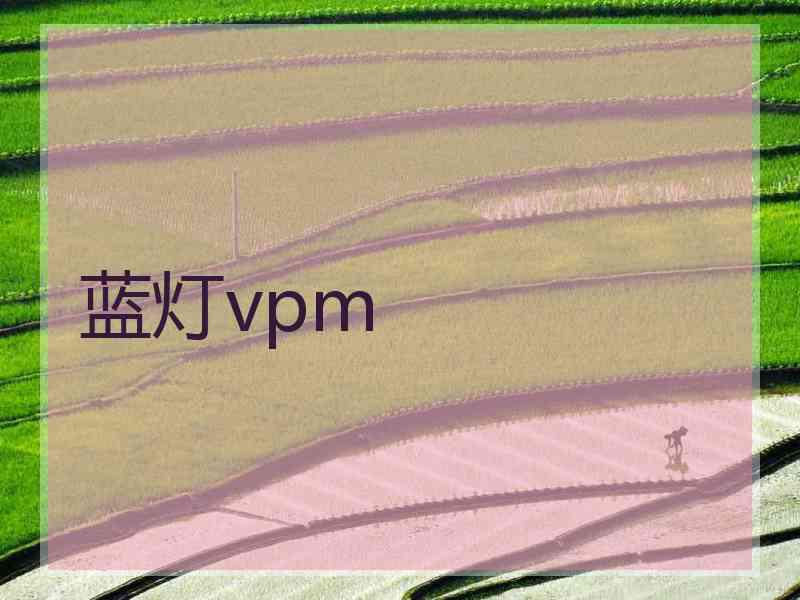 蓝灯vpm